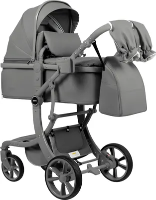 Детская универсальная коляска Aimile Adventurer PU / ADVPU-22 (темно-серый)