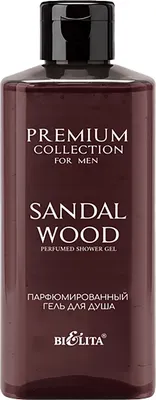 Гель для душа Belita Premium Collection For Men Sandal Wood (400мл)