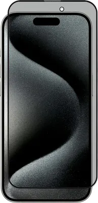Защитное стекло для телефона Zibelino 3D Private для Apple iPhone 15 Pro / ZTG-3D-PR-APL-15-PRO-BLK