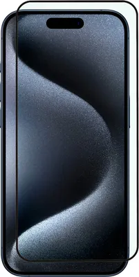 Защитное стекло для телефона Zibelino 3D для Apple iPhone 15 Pro / ZTG-3D-APL-15PRO-BLK