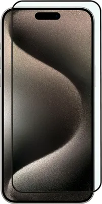 Защитное стекло для телефона Zibelino 3D для Apple iPhone 15 Pro Max / ZTG-3D-APL-15PRO-MAX-BLK