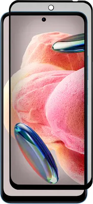 Защитное стекло для телефона Zibelino 3D Private для Xiaomi Redmi Note 12 4G/5G/Poco X5 5G (ZTG-3D-PR-XMI-NOT12-BLK)