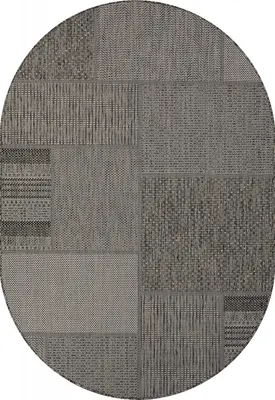 Циновка Merinos Kair S139-OVAL-BLACK-GRAY (1.6х2.3)