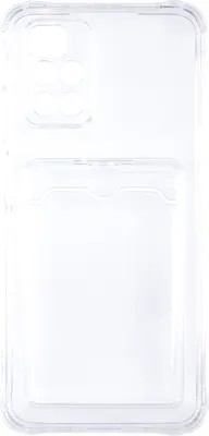 Чехол-накладка Zibelino Silicone Card Holder Xiaomi Redmi 10 4G ZSCH-XMI-RDM-10-CAM-TRN