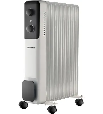 Масляный радиатор Scarlett SC-OR2009-F10M (серый)