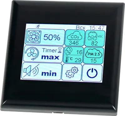 Блок управления вентилятором Техвент S-Fan Pro 10V (черный)