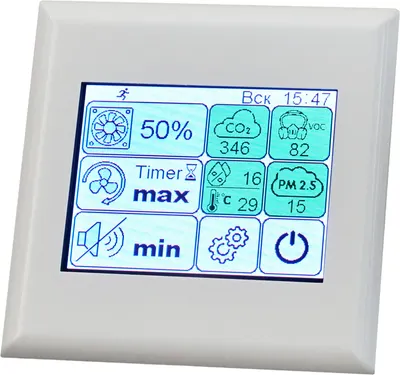 Блок управления вентилятором Техвент S-Fan Pro 10V (белый)