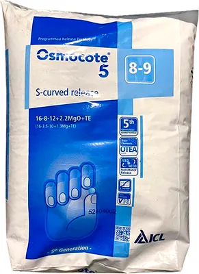 Удобрение Osmocote 5 8-9M 16-8-12+2.2MgO+TE (25кг)
