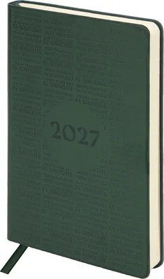 Ежедневник Brauberg Aura 2027 / 117932 (зеленый)