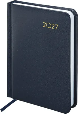 Ежедневник Brauberg Select 2027 / 118113 (темно-синий)