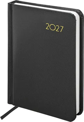 Ежедневник Brauberg Select 2027 / 118114 (черный)