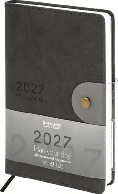 Ежедневник Brauberg Solana 2027 / 118218 (черный)