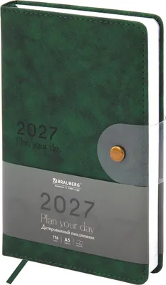 Ежедневник Brauberg Solana 2027 / 118220 (зеленый)