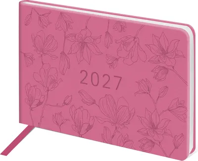 Еженедельник Brauberg Imprint 2027 / 118159 (розовый)