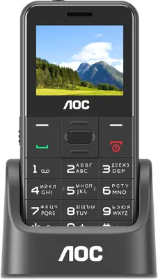 Мобильный телефон AOC A205 / CTA205BK/00 (черный)