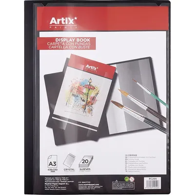 Папка для бумаг Artix А3 438x330мм (черный)
