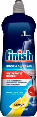 Ополаскиватель для посудомоечных машин Finish Rinse & Shine Лимон (800мл)
