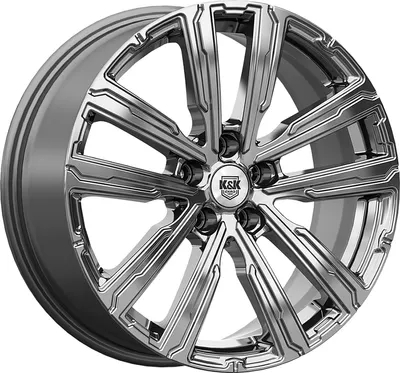 Литой диск K&K Аламер 18x7.5" 5x114.3мм DIA 64.1мм ET 45мм Дарк платинум