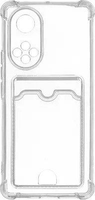Чехол-накладка Zibelino Silicone Card Holder для Honor 50 5G/Huawei Nova 9 4G (ZSCH-HON-50-CAM-TRN)
