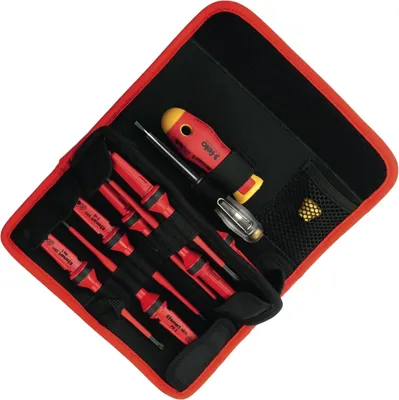 Набор отверток Felo E-Smart SL/PH/PZ/TX в поясной сумке / 06381204 (12шт)