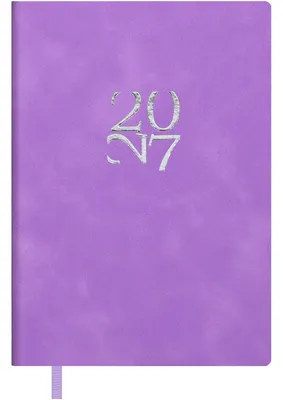 Ежедневник Escalada Бейбискин 2027 / 73574 (120л, сиреневый)