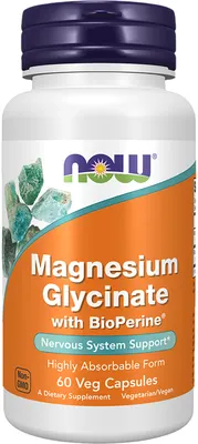 Минерал NOW Magnesium Glycinate (60 капсул)