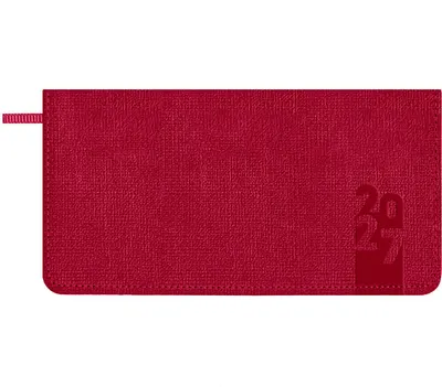Еженедельник Escalada Лен 2027 / 73638 (64л, красный)
