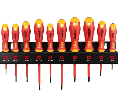 Набор отверток Felo Ergonic SL/PZ/PH/Tx / 41491093 (10шт)