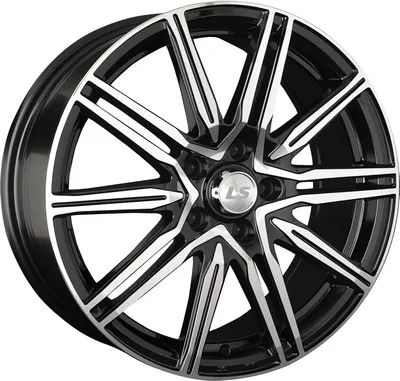 Литой диск LS wheels 773 17x6.5" 5x112мм DIA 66.6мм ET 40мм BKF