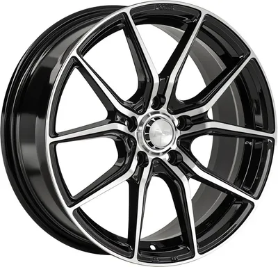 Литой диск LS wheels 759 17x7.5" 5x112мм DIA 66.6мм ET 45мм BKF
