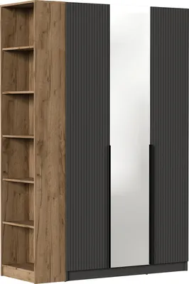 Шкаф Black Red White SZF2D1L/R (графит)