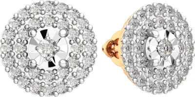 Серьги из розового золота ZORKA 3D00541.14K.B.ZZ (с бриллиантами)