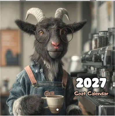 Календарь настенный Brauberg Goat Calendar. 2027 год / 118417