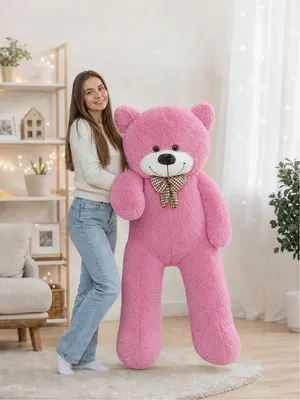 Мягкая игрушка BelToys Медведь Феликс 120см (пудра)