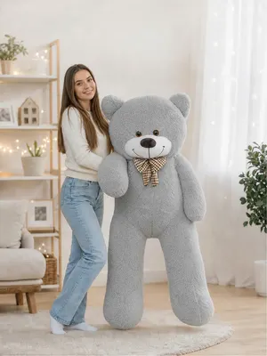 Мягкая игрушка BelToys Медведь Феликс 120см (серый)