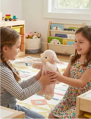 Мягкая игрушка BelToys Ягненок Дэйзи 45см (латте)