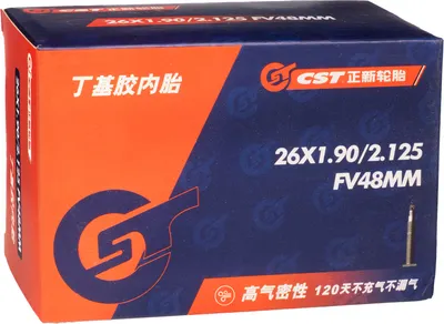 Камера для велосипеда CST 26x1.90/2.125 FV48ММ / CST11001