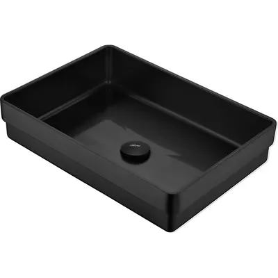 Умывальник Abber Wasser Kreis AF2401MB (черный матовый)