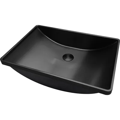 Умывальник Abber Wasser Kreis AF2404MB (черный матовый)