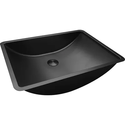Умывальник Abber Wasser Kreis AF2405MB (черный матовый)