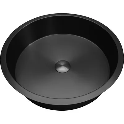 Умывальник Abber Wasser Kreis AF2409MB (черный матовый)
