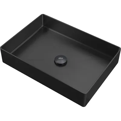 Умывальник Abber Wasser Kreis AF2400MB (черный матовый)