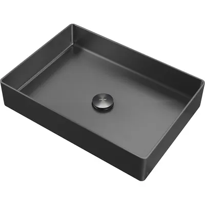 Умывальник Abber Wasser Kreis AF2400GM (оружейная сталь)