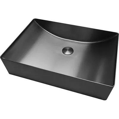 Умывальник Abber Wasser Kreis AF2403GM (оружейная сталь)
