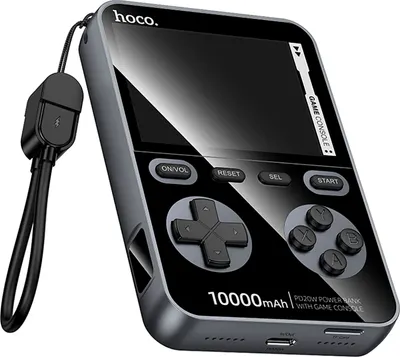 Портативное зарядное устройство Hoco Q47 Shine PD20W 10000mAh (серый металлик)