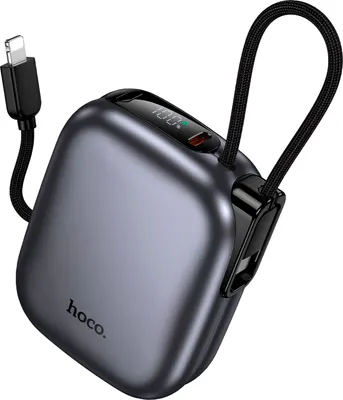Портативное зарядное устройство Hoco Q49 Peak PD20W 10000mAh (серый металлик)