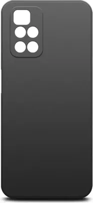 Чехол-накладка BoraSCO Microfiber Case для Xiaomi Redmi 10 / 40474 (черный)