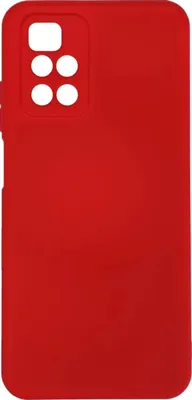 Чехол-накладка BoraSCO Microfiber Case для Xiaomi Redmi 10 / 40472 (красный)