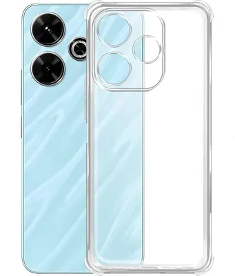 Чехол-бампер BoraSCO Bumper Case для Xiaomi Poco M6 4G / 73625 (прозрачный)