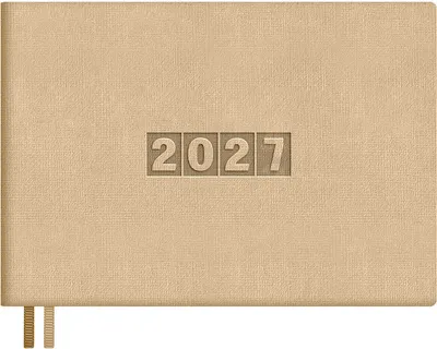 Еженедельник Escalada Лен 2027 / 73607 (64л, бежевый)